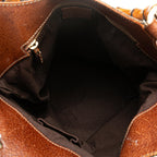 Gucci GG Canvas Bamboo Handbag