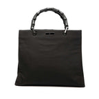 Gucci GG Canvas Bamboo Handbag