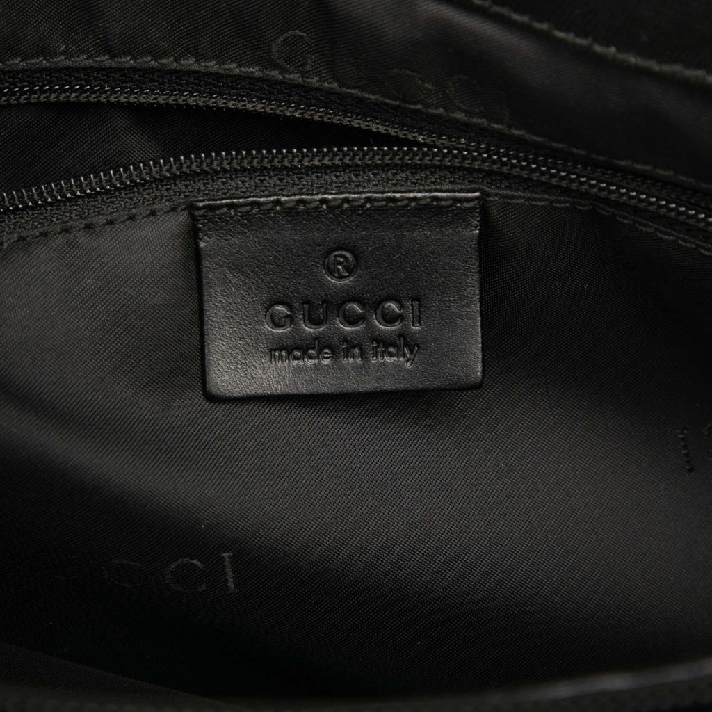 Gucci GG Canvas Bamboo Handbag