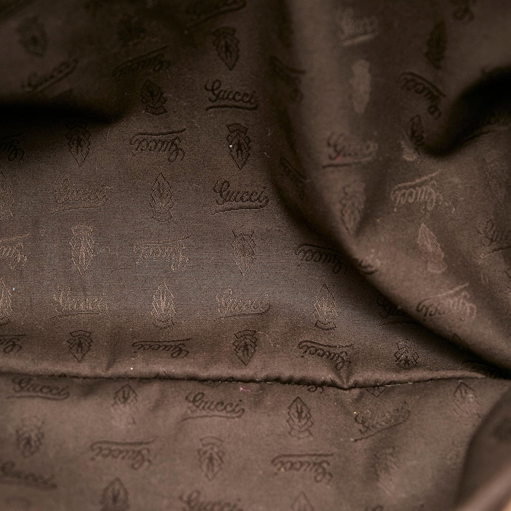 Gucci GG Canvas Bamboo Libeccio Tote Bag (SHG-28049)