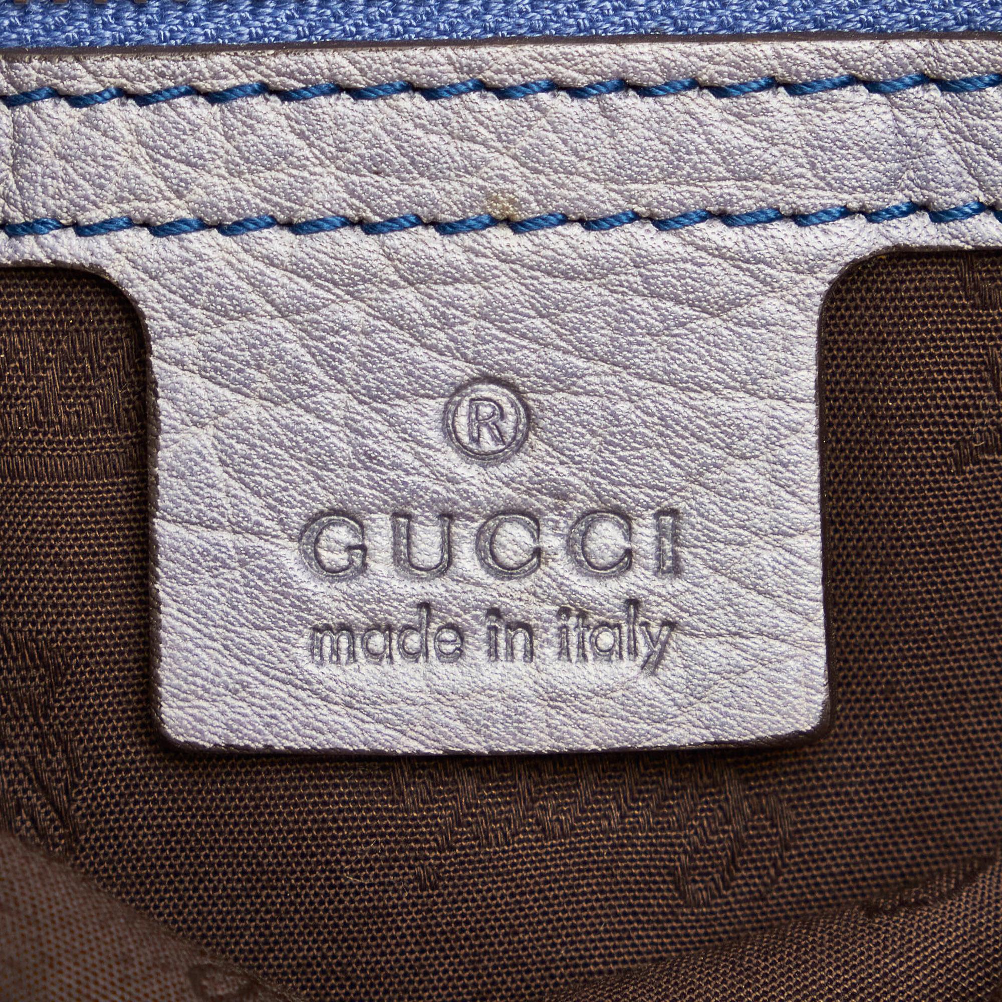 Gucci GG Canvas Bamboo Libeccio Tote Bag (SHG-32458)