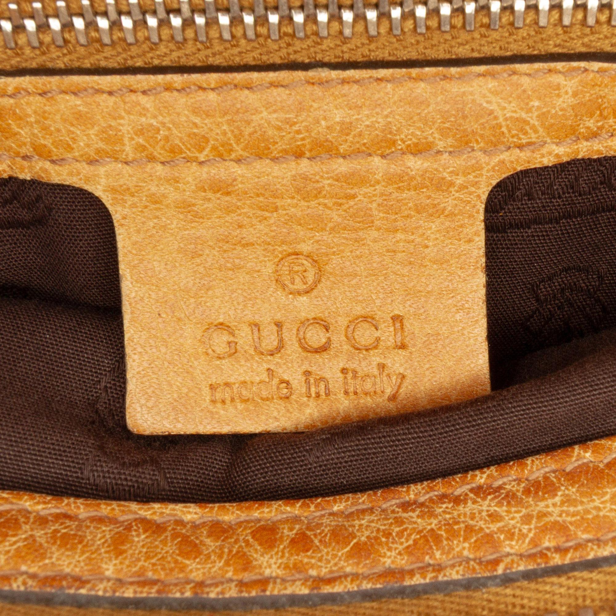 Gucci GG Canvas Bamboo Libeccio Tote
