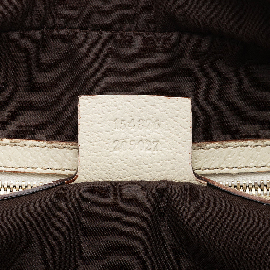 Gucci GG Canvas Bamboo Mini Satchel (SHF-yKtYU5)