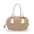 Gucci GG Canvas Bamboo Mini Satchel (SHF-yKtYU5)