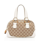 Gucci GG Canvas Bamboo Mini Satchel (SHF-yKtYU5)
