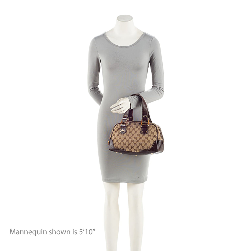 Gucci GG Canvas Bamboo Mini Satchel