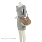Gucci GG Canvas Bamboo Peggy Shoulder Bag (SHF-Ygbm96)