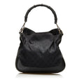 Gucci GG Canvas Bamboo Satchel (SHG-35630)