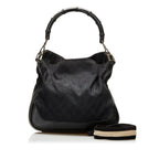 Gucci GG Canvas Bamboo Satchel (SHG-35630)