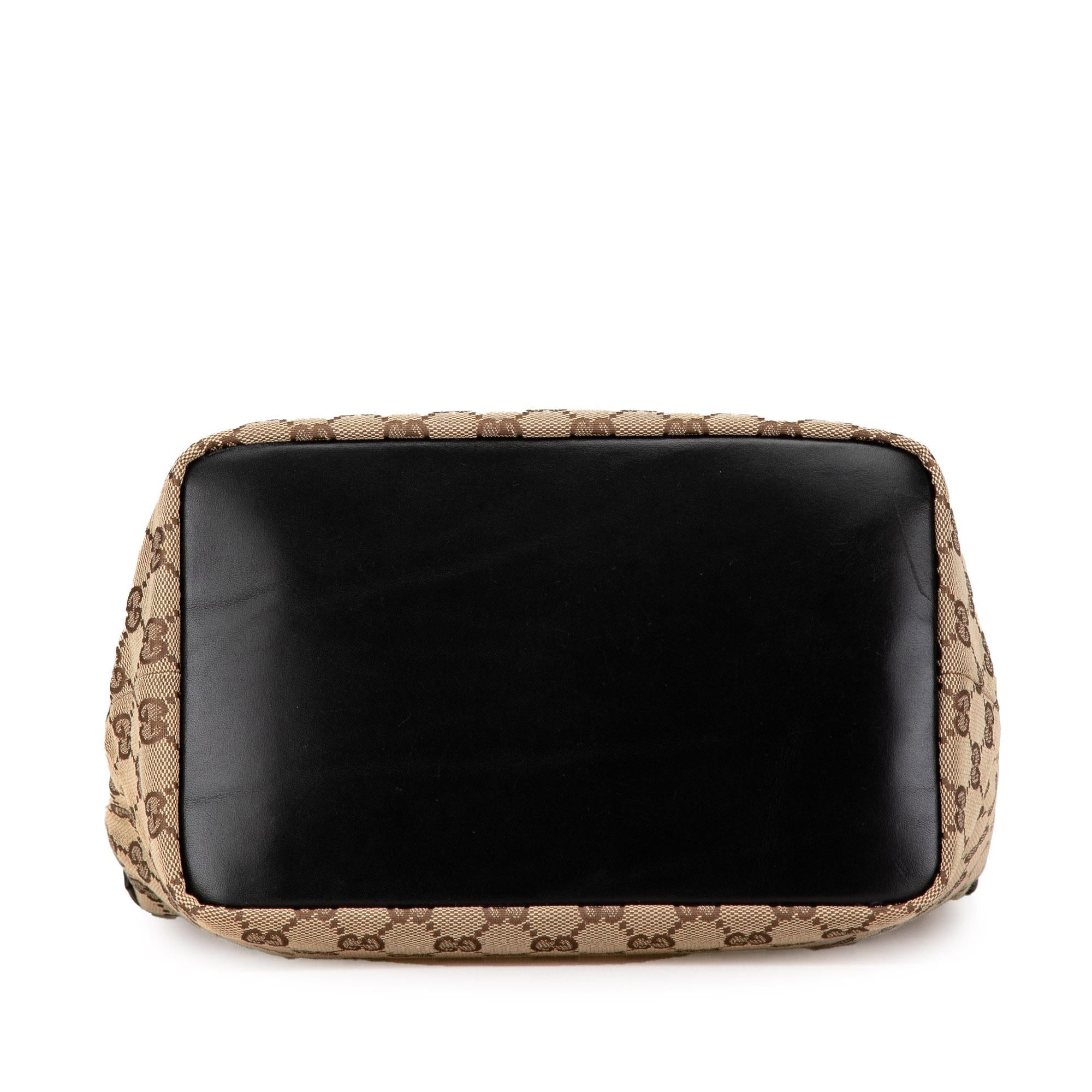 Gucci GG Canvas Bamboo Shoulder Bag (SHG-jAsRoJ)