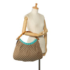 Gucci GG Canvas Bamboo Studded Handbag (SHG-7VMhOz)