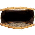 Gucci GG Canvas Bamboo Studded Small Hobo (SHF-EISNu2)