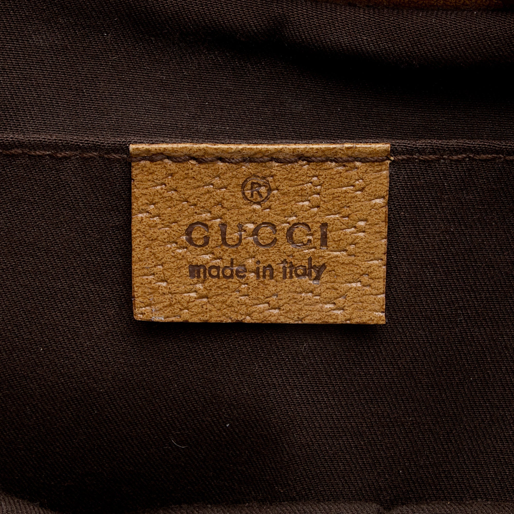 Gucci GG Canvas Bamboo Studded Small Hobo (SHF-EISNu2)