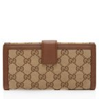 Gucci GG Canvas Bamboo Tassel Bella Continental Wallet (SHF-vi2afV)