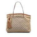Gucci GG Canvas Bamboo Tassel Tote (SHG-LLt9jD)