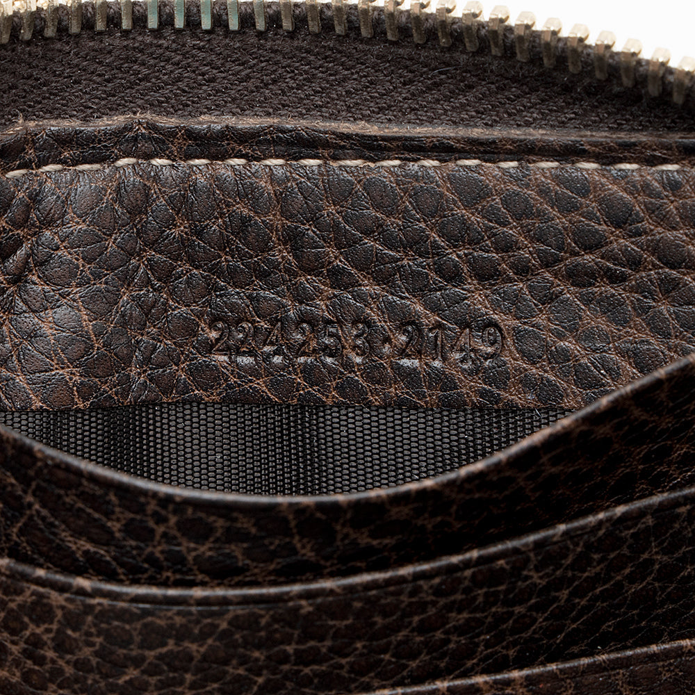 Gucci GG Canvas Bamboo Tassel Zip Around Wallet (SHF-21923)