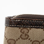 Gucci GG Canvas Bamboo Tassel Zip Around Wallet (SHF-21923)