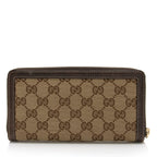 Gucci GG Canvas Bamboo Tassel Zip Around Wallet (SHF-Zzfb3m)