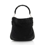 Gucci GG Canvas Bamboo Top Handle (SHF-TMDZ2h)