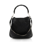 Gucci GG Canvas Bamboo Top Handle (SHF-TMDZ2h)
