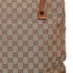 Gucci GG Canvas Bamboo Tote Bag (SHG-33354)