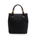 Gucci GG Canvas Bamboo Tote (SHF-1xRqYh)