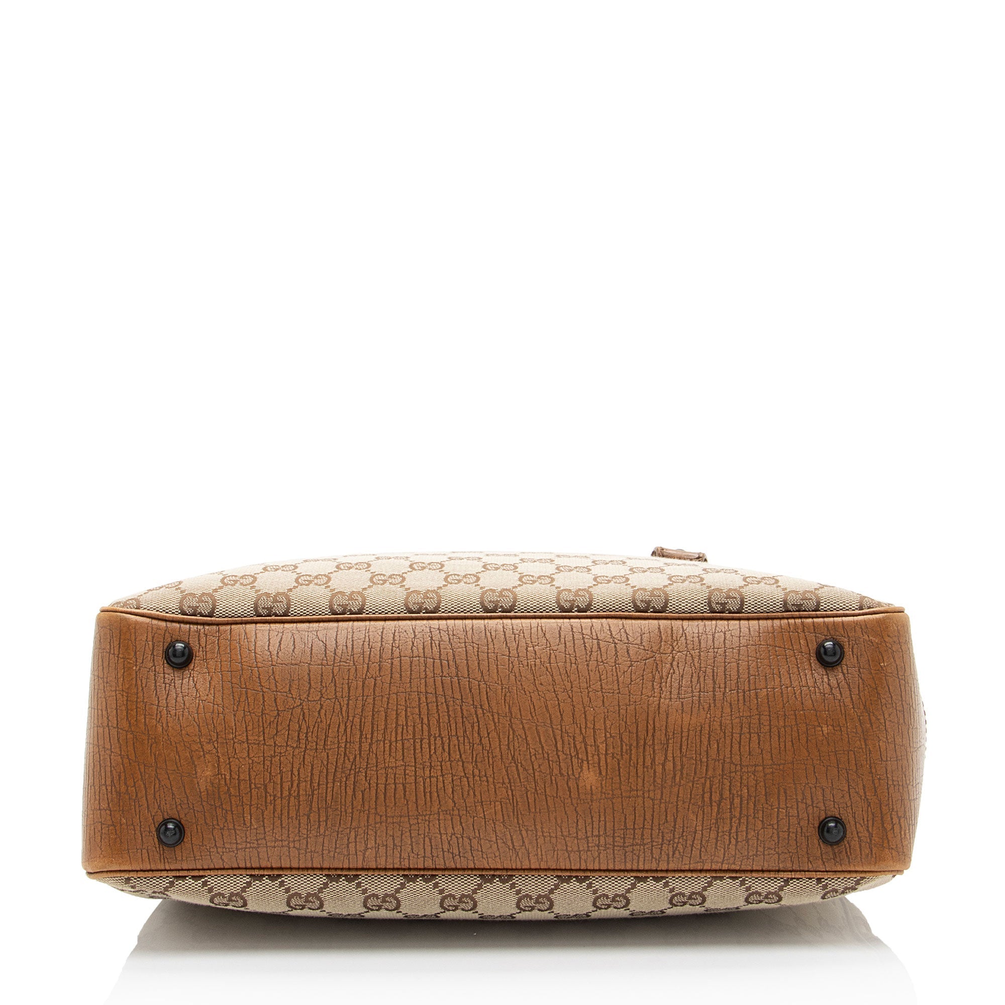 Gucci GG Canvas Bamboo Tote (SHF-a2g5Be)