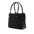 Gucci GG Canvas Bamboo Tote