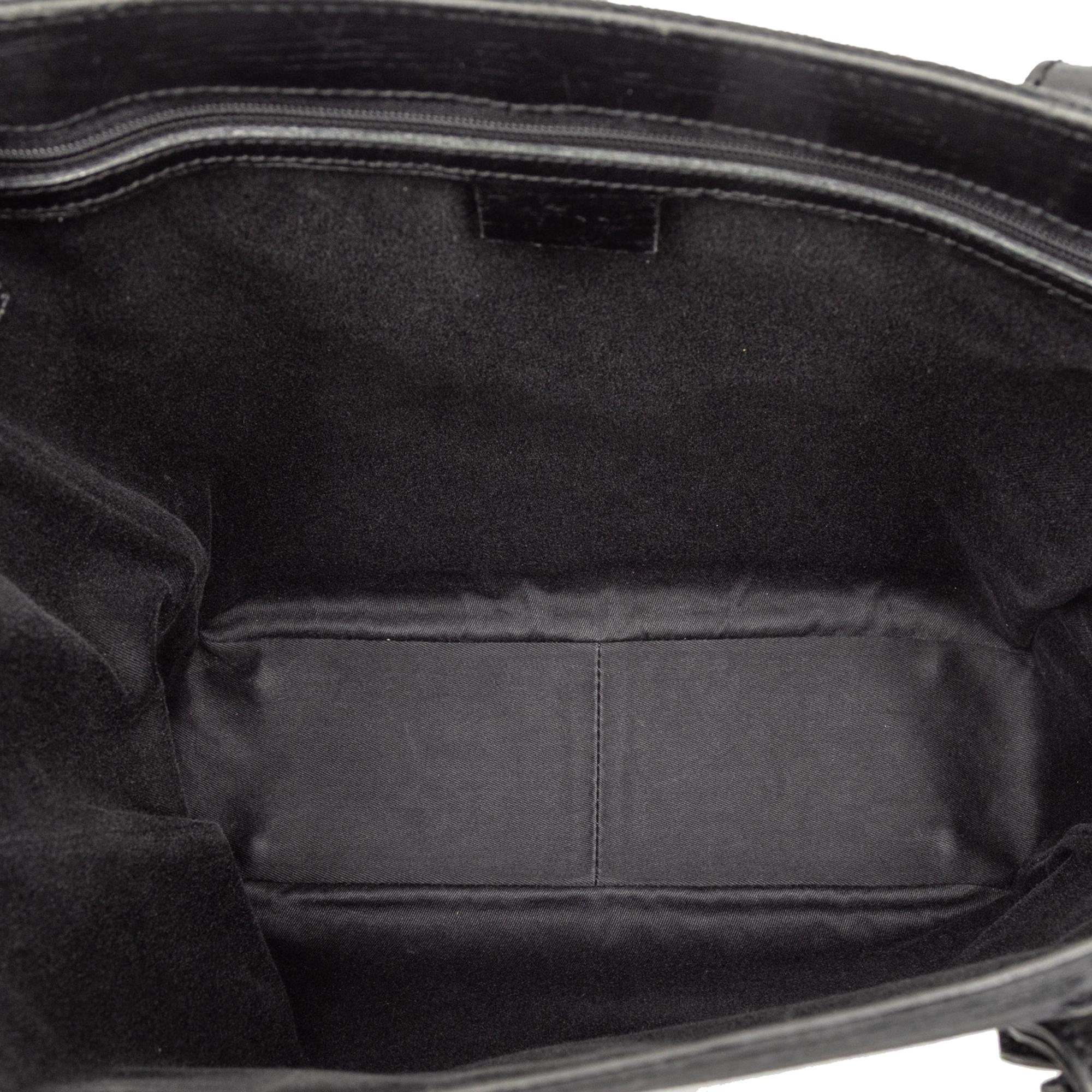 Gucci GG Canvas Bamboo Tote