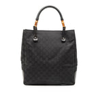 Gucci GG Canvas Bamboo Tote
