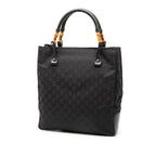Gucci GG Canvas Bamboo Tote