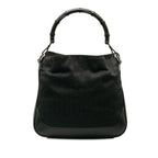 Gucci GG Canvas Bamboo Web Satchel (SHG-pA9yyO)