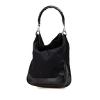 Gucci GG Canvas Bamboo Web Satchel