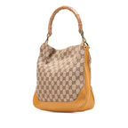 Gucci GG Canvas Bamboo Web Satchel