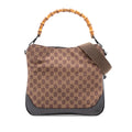 Gucci GG Canvas Bamboo Web Satchel