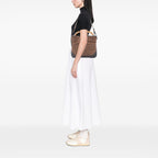Gucci GG Canvas Bamboo Web Satchel