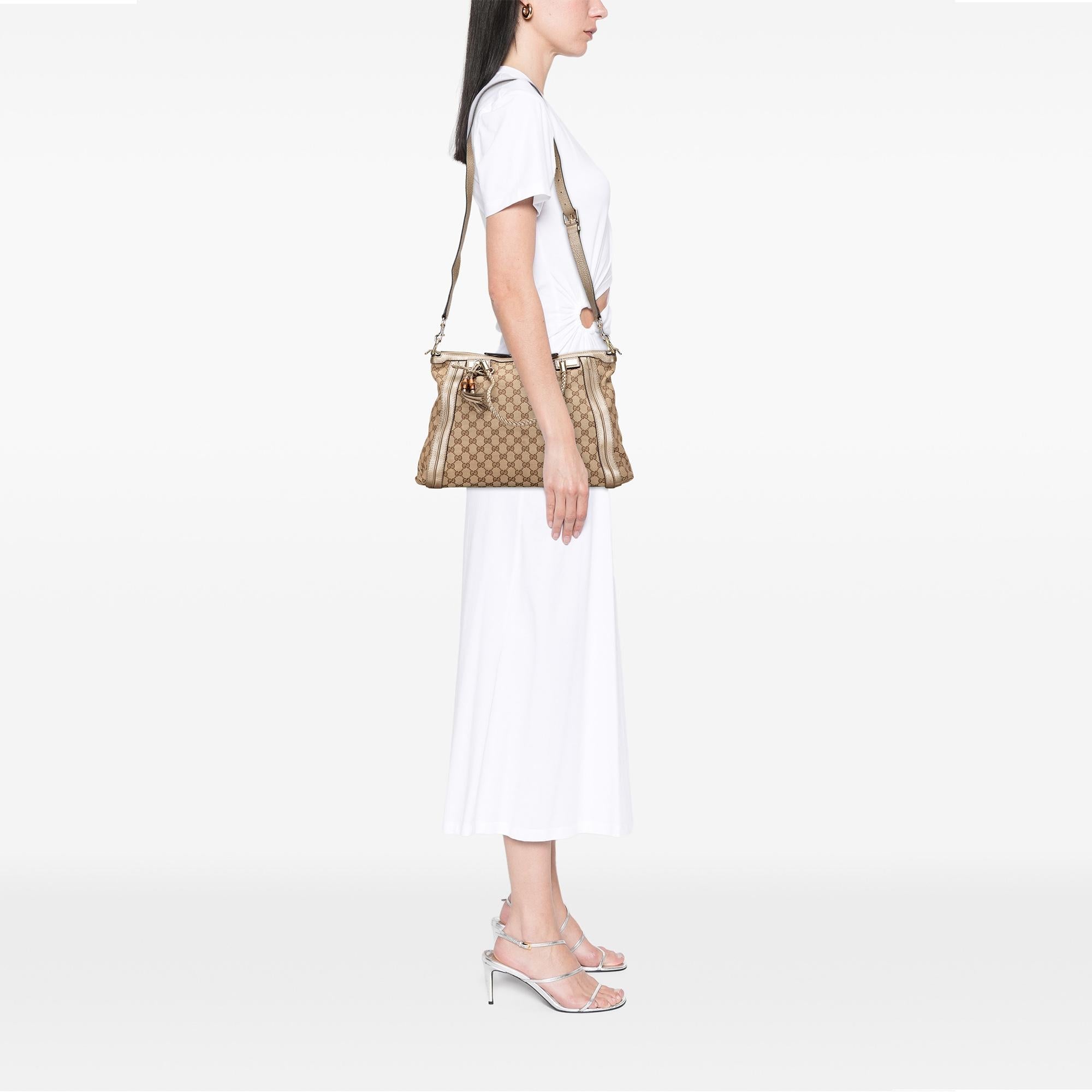 Gucci GG Canvas Bella Convertible Tote