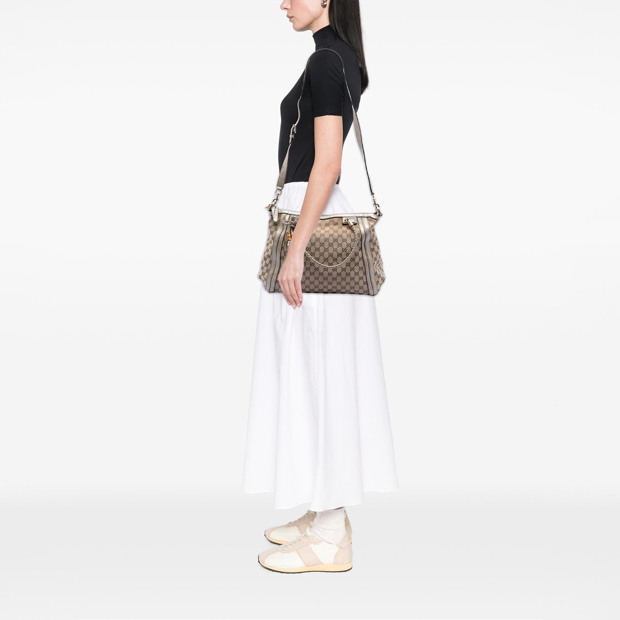 Gucci GG Canvas Bella Convertible Tote