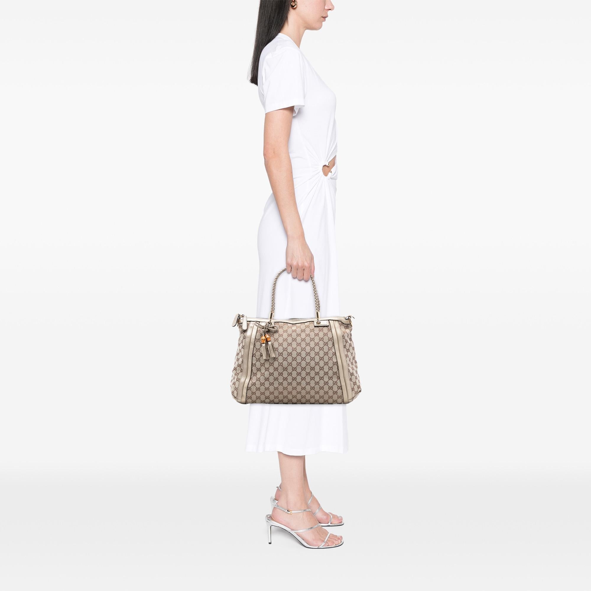Gucci GG Canvas Bella Convertible Tote
