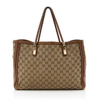 Gucci GG Canvas Bella Medium Tote (SHF-19775)