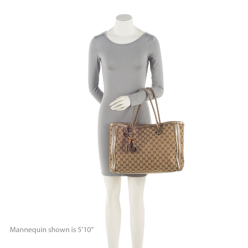 Gucci GG Canvas Bella Medium Tote (SHF-21898)