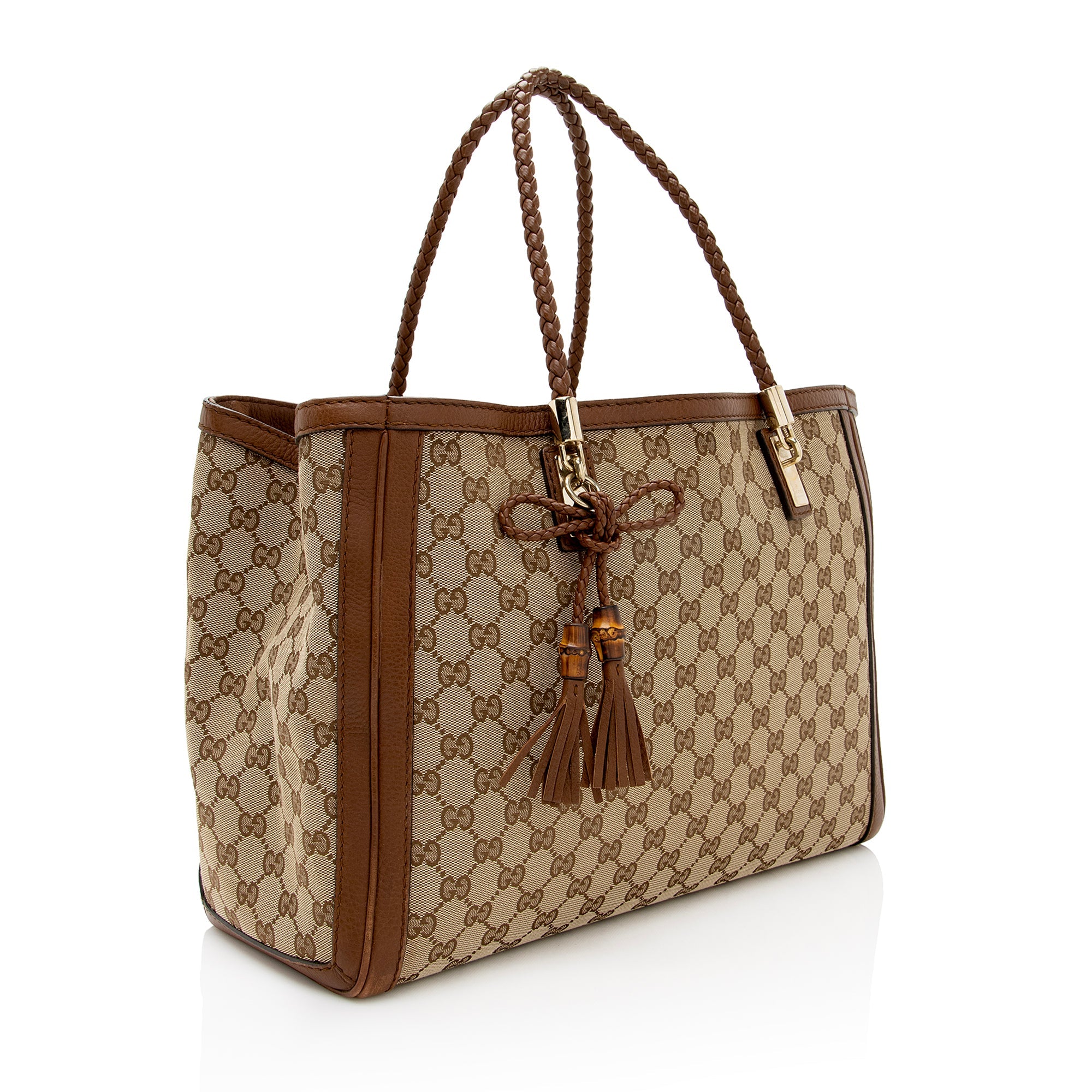 Gucci GG Canvas Bella Medium Tote (SHF-22813)