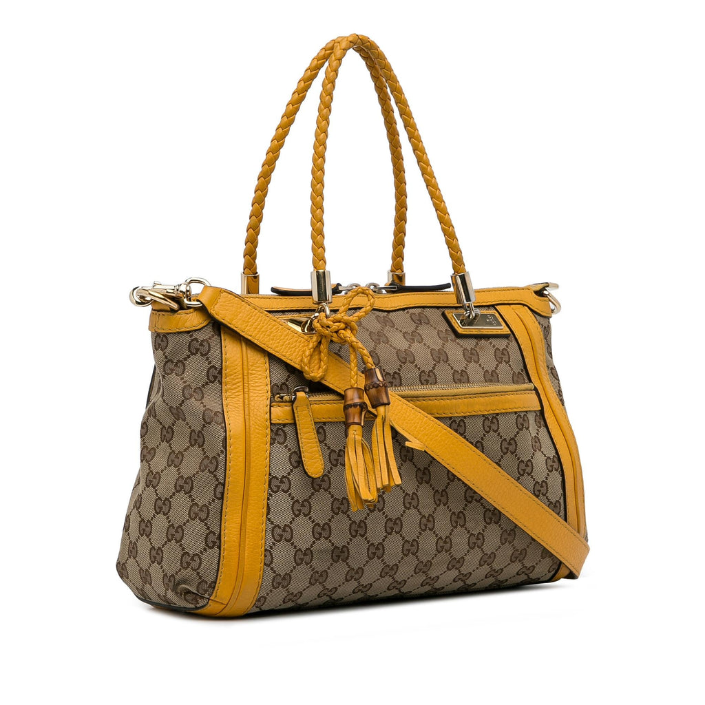 Gucci GG Canvas Bella Satchel (SHG-MKV4Ek)
