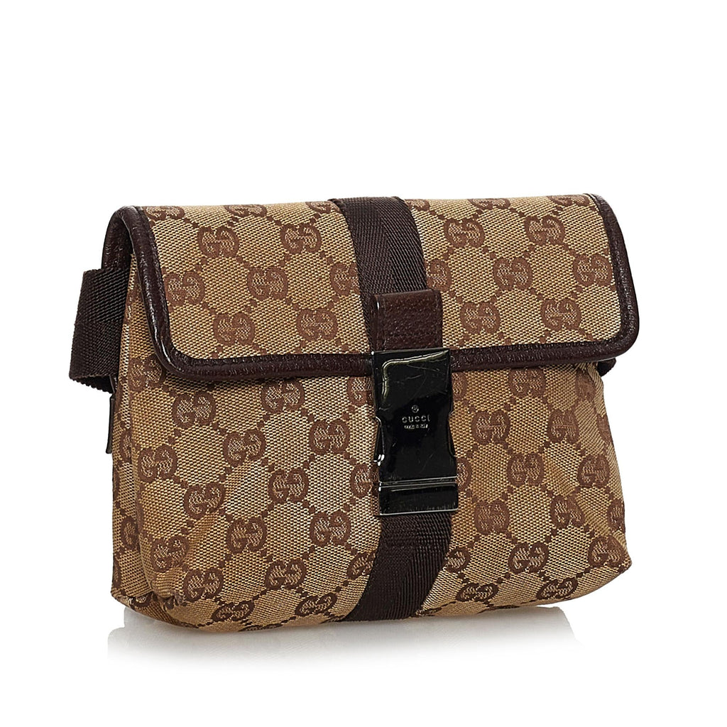 Gucci GG Canvas Belt Bag (SHG-29731)