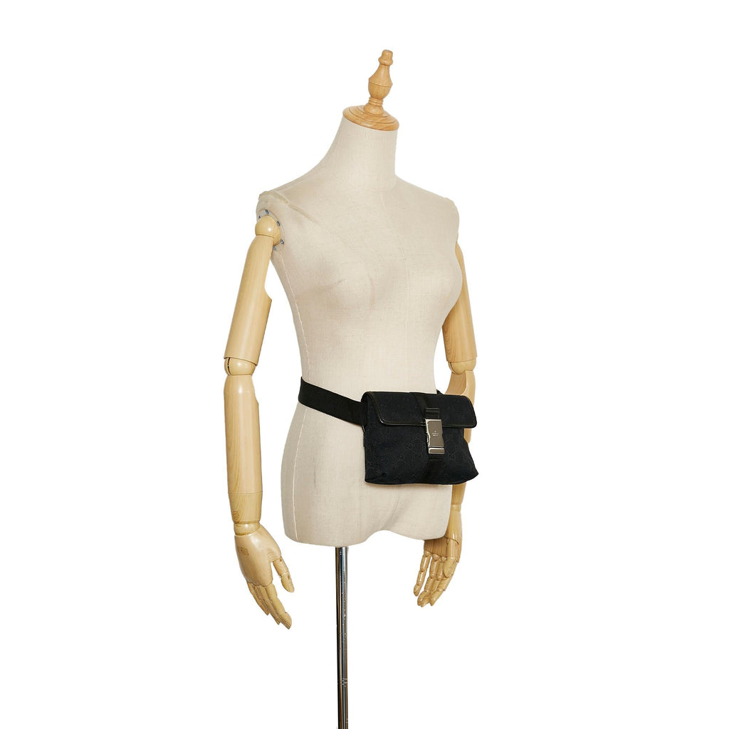 Gucci GG Canvas Belt Bag (SHG-36133)