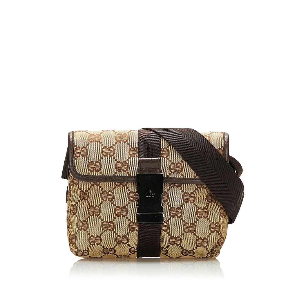 Gucci GG Canvas Belt Bag (SHG-IG0osS)