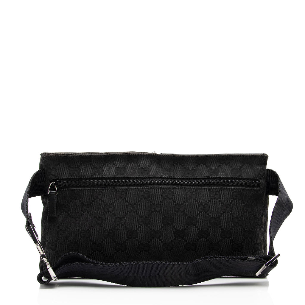 Gucci GG Canvas Double Pocket Belt Bag (SHF-4RHCaN)