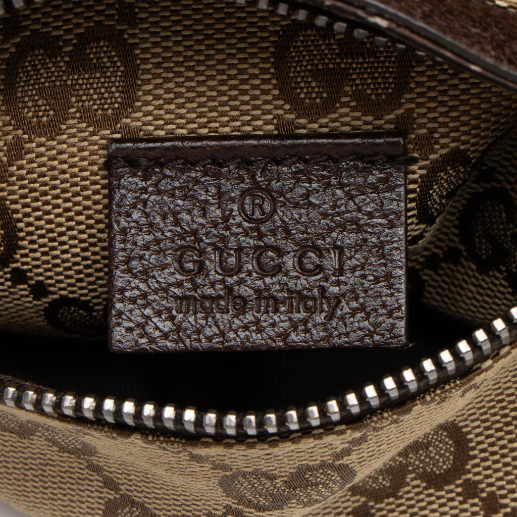 Gucci GG Canvas Double Pocket Belt Bag (SHF-AmXbhv)