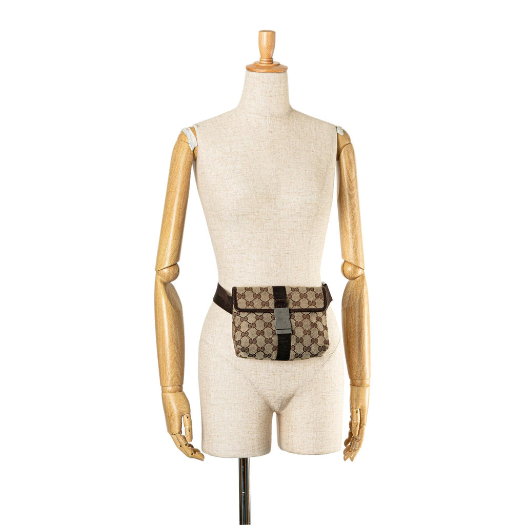 Gucci GG Canvas Belt Bag (SHG-U6U0Yg)