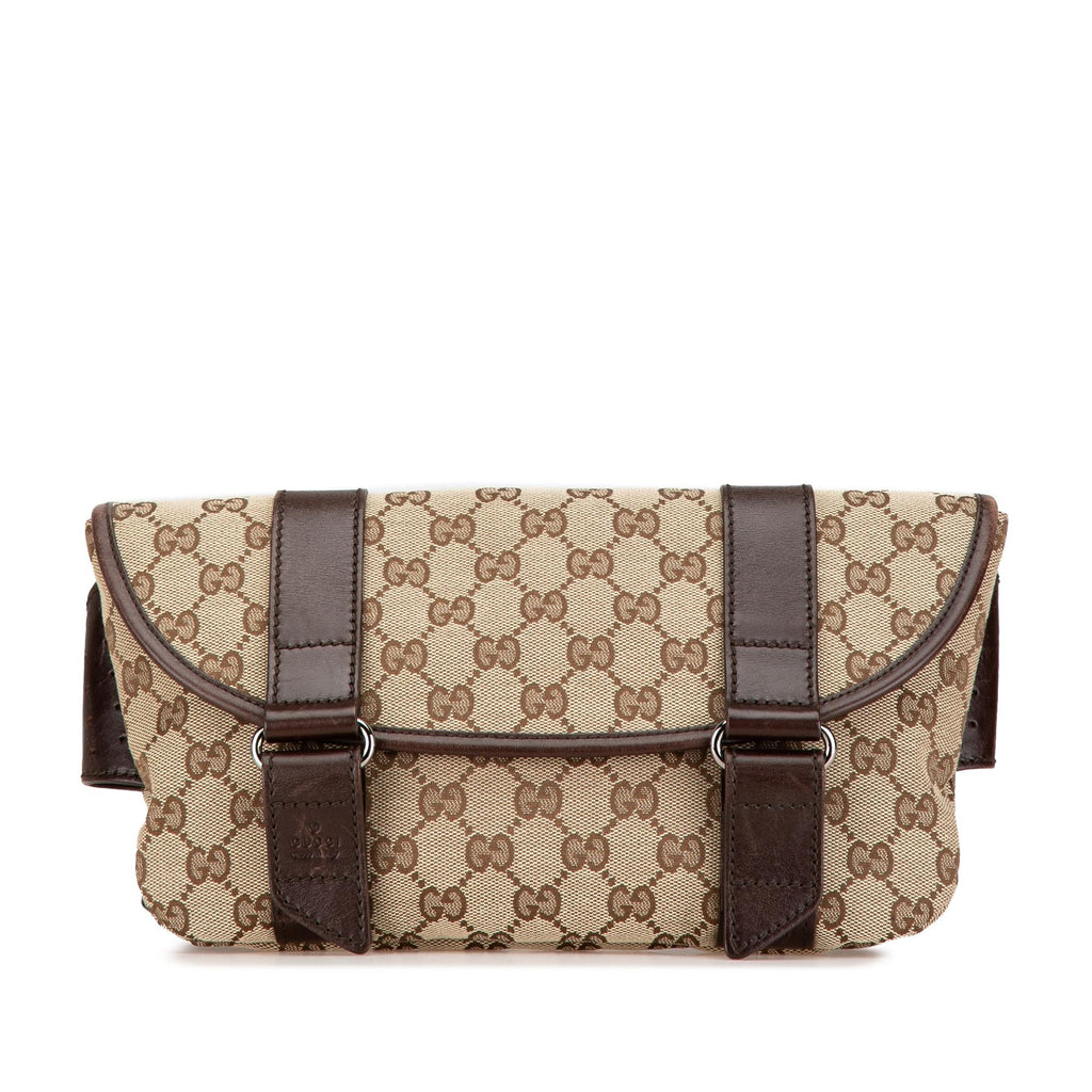 Gucci GG Canvas Belt Bag (SHG-11BTpY)